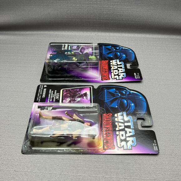 Kenner 1996 Star Wars Shadow o/t Empire Leia & Prince Xizor - Picture 6 of 6